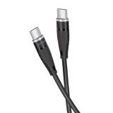 Кабель USB WALKER C735 Type-C to Type-C 65W black