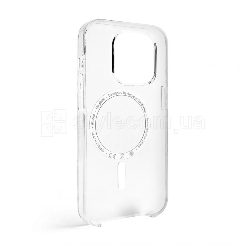 Чехол Original с функцией MagSafe для Apple iPhone 14 Pro Max прозрачный с индикатором установки