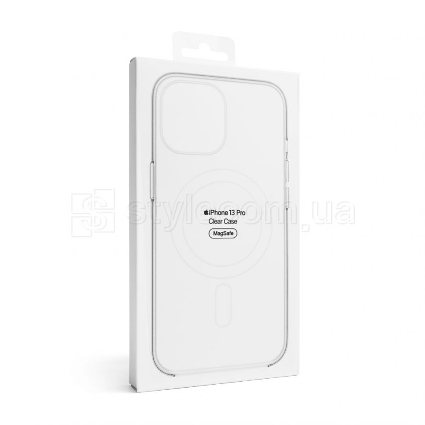Чехол Original с функцией MagSafe для Apple iPhone 13 Pro прозрачный с индикатором установки