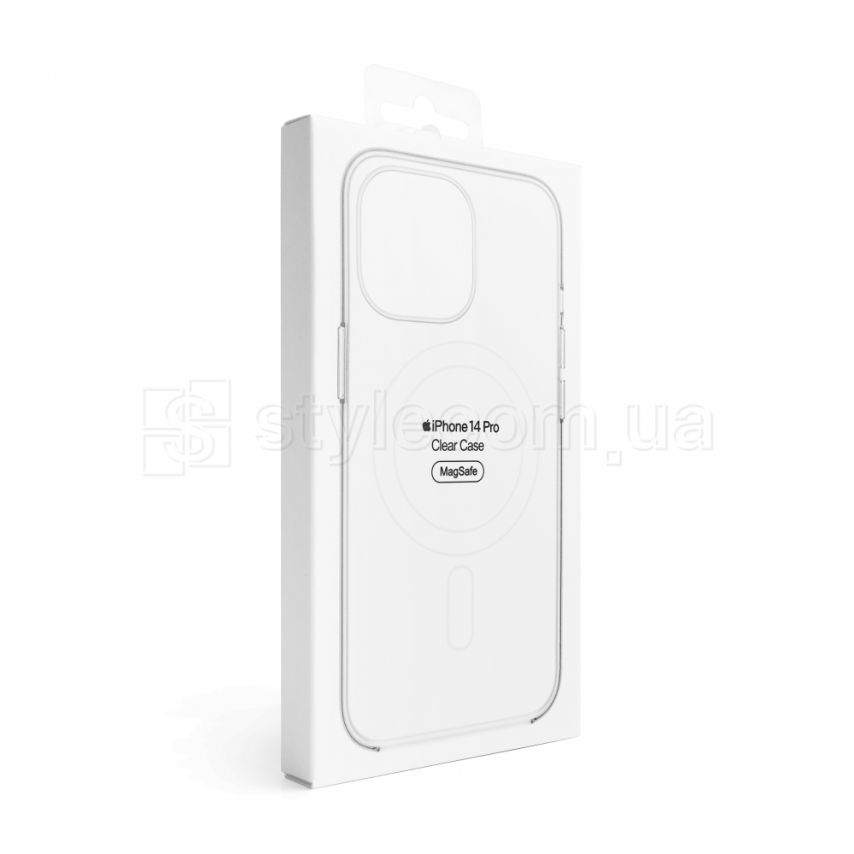 Чехол Original с функцией MagSafe для Apple iPhone 14 Pro прозрачный с индикатором установки