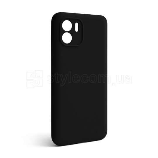 Чохол Full Silicone Case для Xiaomi Redmi A1 black (18) (без логотипу)