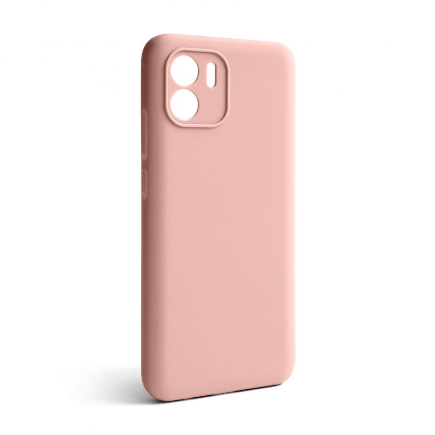 Чехол Full Silicone Case для Xiaomi Redmi A1 light pink (12) (без логотипа)