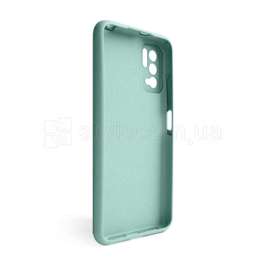 Чехол Full Silicone Case для Xiaomi Redmi Note 10 5G turquoise (17) (без логотипа)
