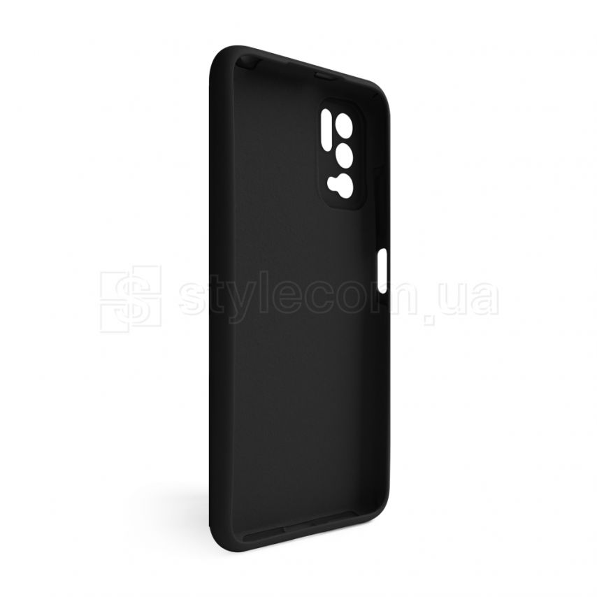 Чохол Full Silicone Case для Xiaomi Redmi Note 10 5G black (18) (без логотипу)