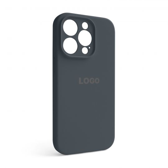 Чехол Full Silicone Case для Apple iPhone 14 Pro dark grey (15) закрытая камера - купить за 221.50 грн в Киеве, Украине