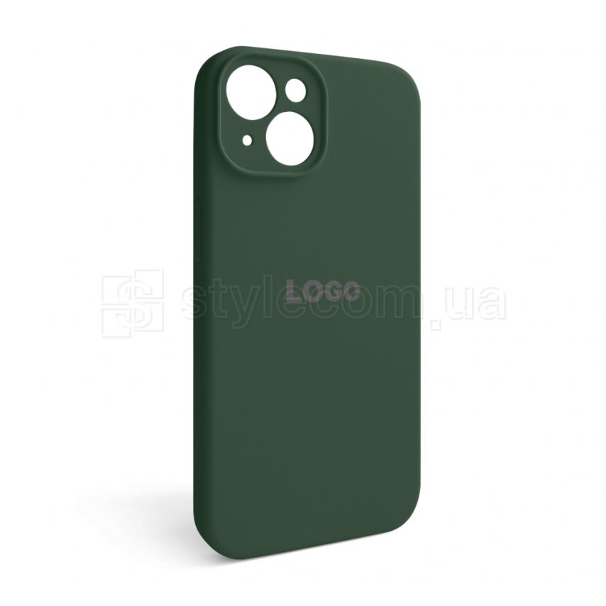 Чохол Full Silicone Case для Apple iPhone 14 atrovirens green (54) закрита камера