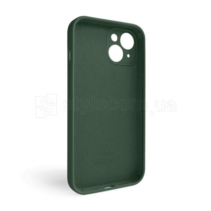 Чехол Full Silicone Case для Apple iPhone 14 atrovirens green (54) закрытая камера