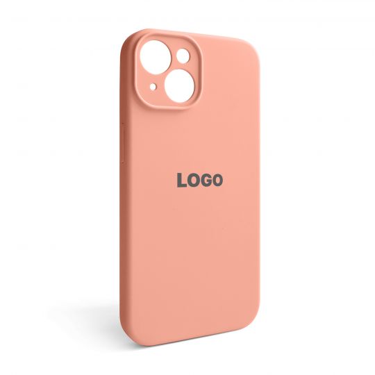Чехол Full Silicone Case для Apple iPhone 14 grapefruit (61) закрытая камера - купить за 221.50 грн в Киеве, Украине