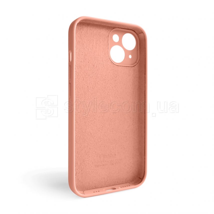 Чехол Full Silicone Case для Apple iPhone 14 grapefruit (61) закрытая камера