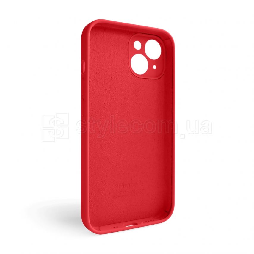 Чехол Full Silicone Case для Apple iPhone 14 red (14) закрытая камера
