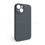 Чехол Full Silicone Case для Apple iPhone 14 dark grey (15) закрытая камера - купить за 240.00 грн в Киеве, Украине