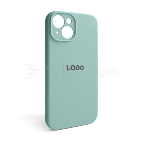 Чехол Full Silicone Case для Apple iPhone 14 turquoise (17) закрытая камера