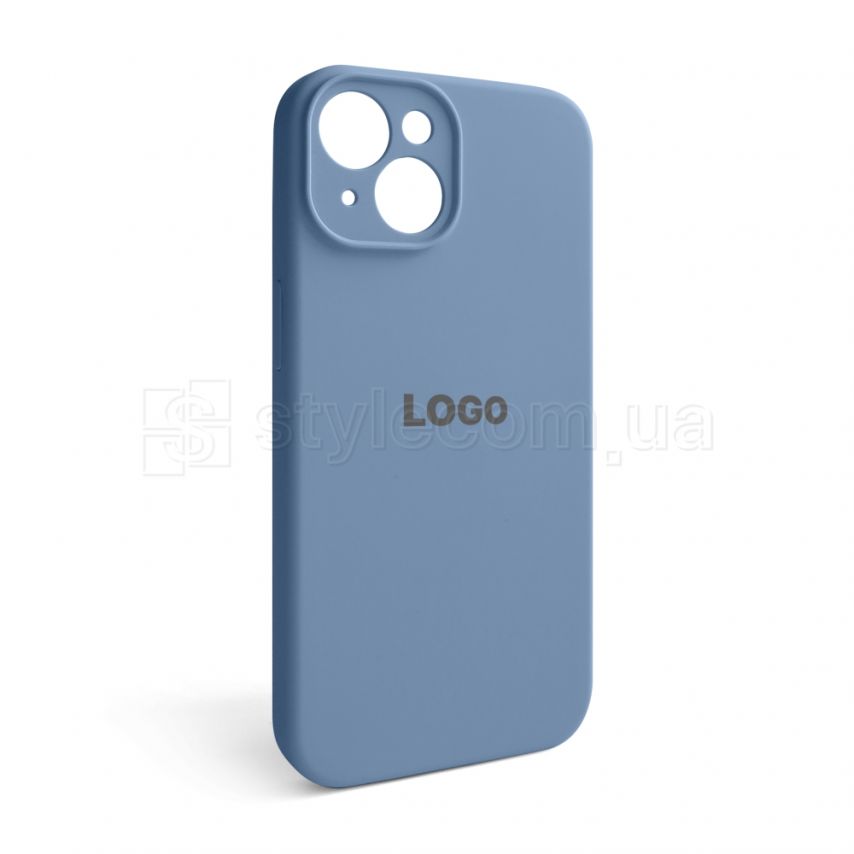 Чехол Full Silicone Case для Apple iPhone 14 lavender grey (28) закрытая камера