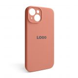 Чехол Full Silicone Case для Apple iPhone 14 flamingo (27) закрытая камера