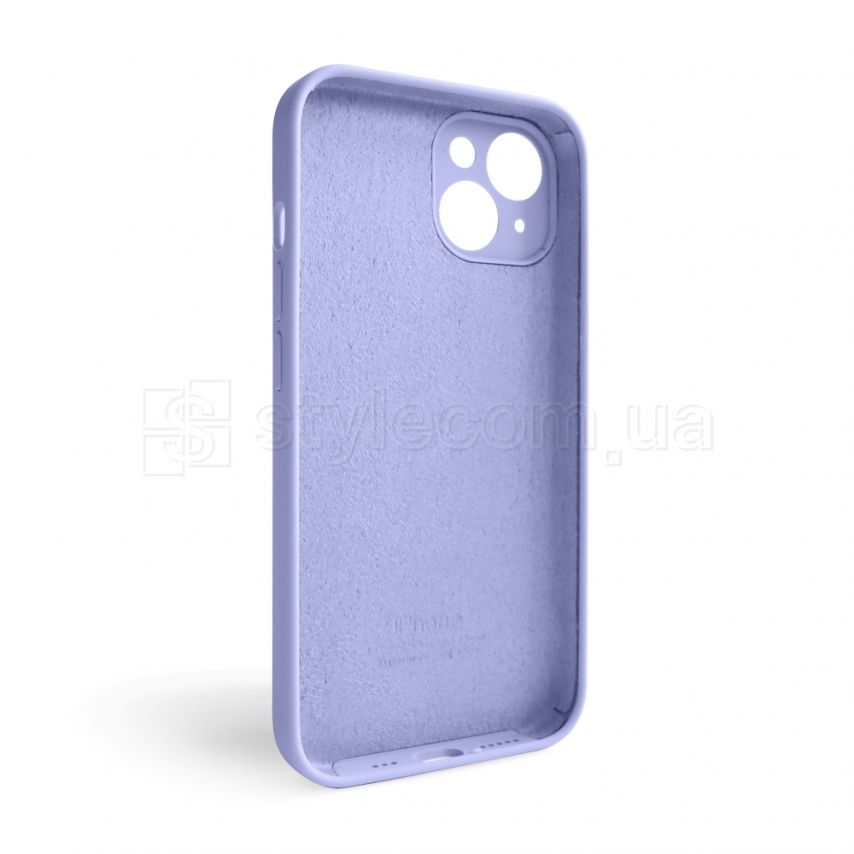 Чехол Full Silicone Case для Apple iPhone 14 lilac (39) закрытая камера