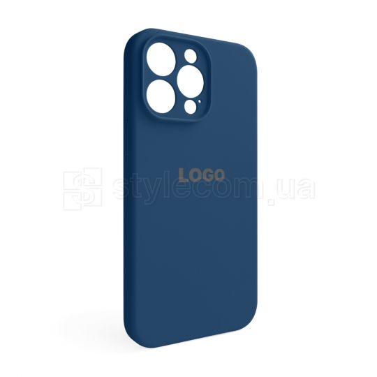 Чехол Full Silicone Case для Apple iPhone 14 Pro Max blue cobalt (36) закрытая камера