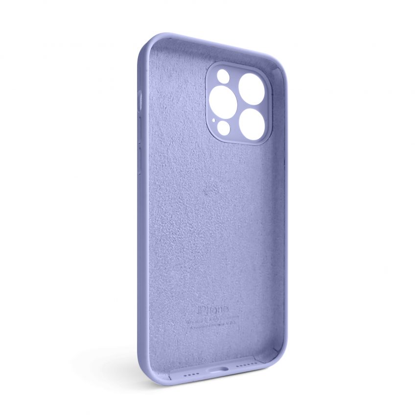 Чехол Full Silicone Case для Apple iPhone 14 Pro Max lilac (39) закрытая камера