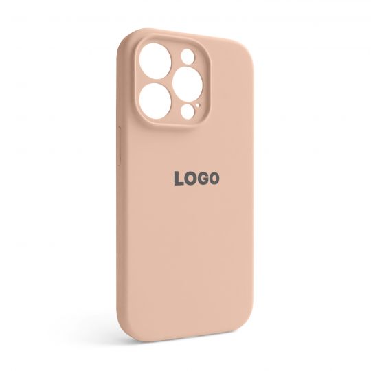 Чехол Full Silicone Case для Apple iPhone 14 Pro nude (19) закрытая камера