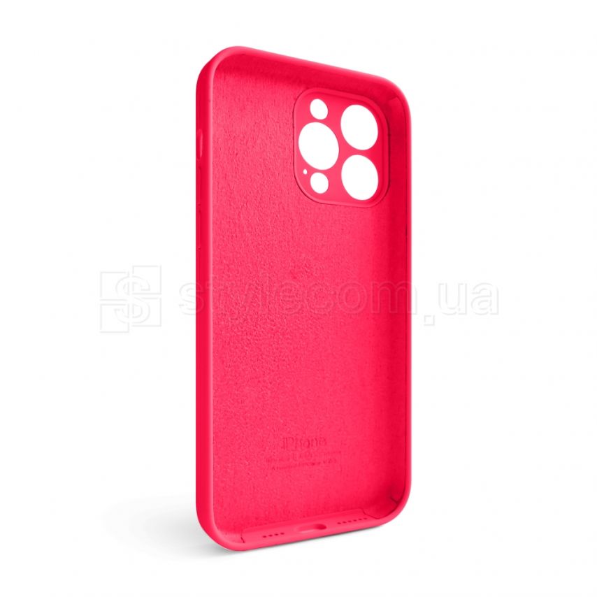 Чехол Full Silicone Case для Apple iPhone 14 Pro Max shiny pink (38) закрытая камера
