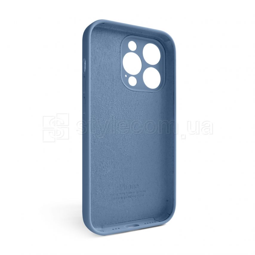 Чехол Full Silicone Case для Apple iPhone 14 Pro lavender grey (28) закрытая камера