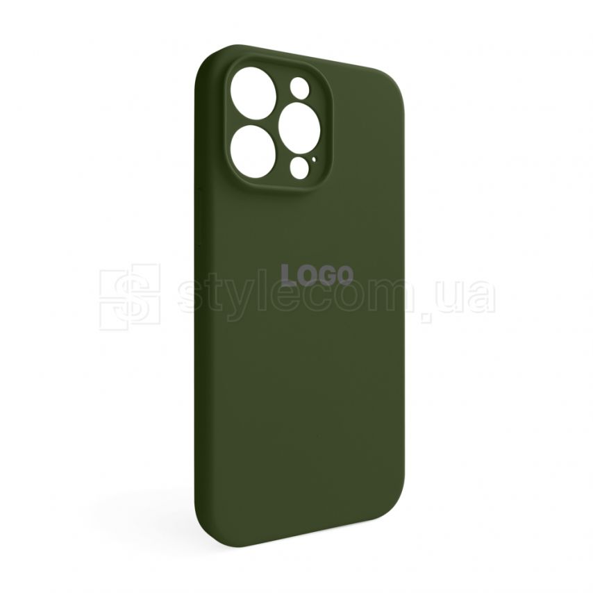 Чохол Full Silicone Case для Apple iPhone 14 Pro Max army green (45) закрита камера