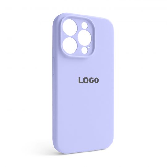 Чехол Full Silicone Case для Apple iPhone 14 Pro lilac (39) закрытая камера