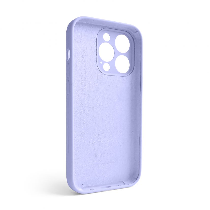 Чехол Full Silicone Case для Apple iPhone 14 Pro lilac (39) закрытая камера