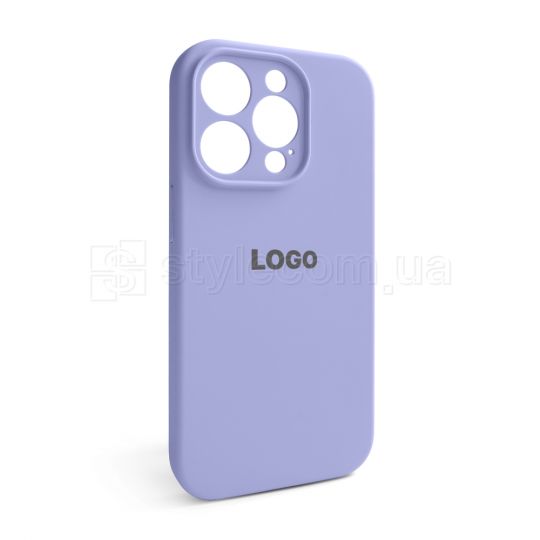 Чехол Full Silicone Case для Apple iPhone 14 Pro lilac (39) закрытая камера