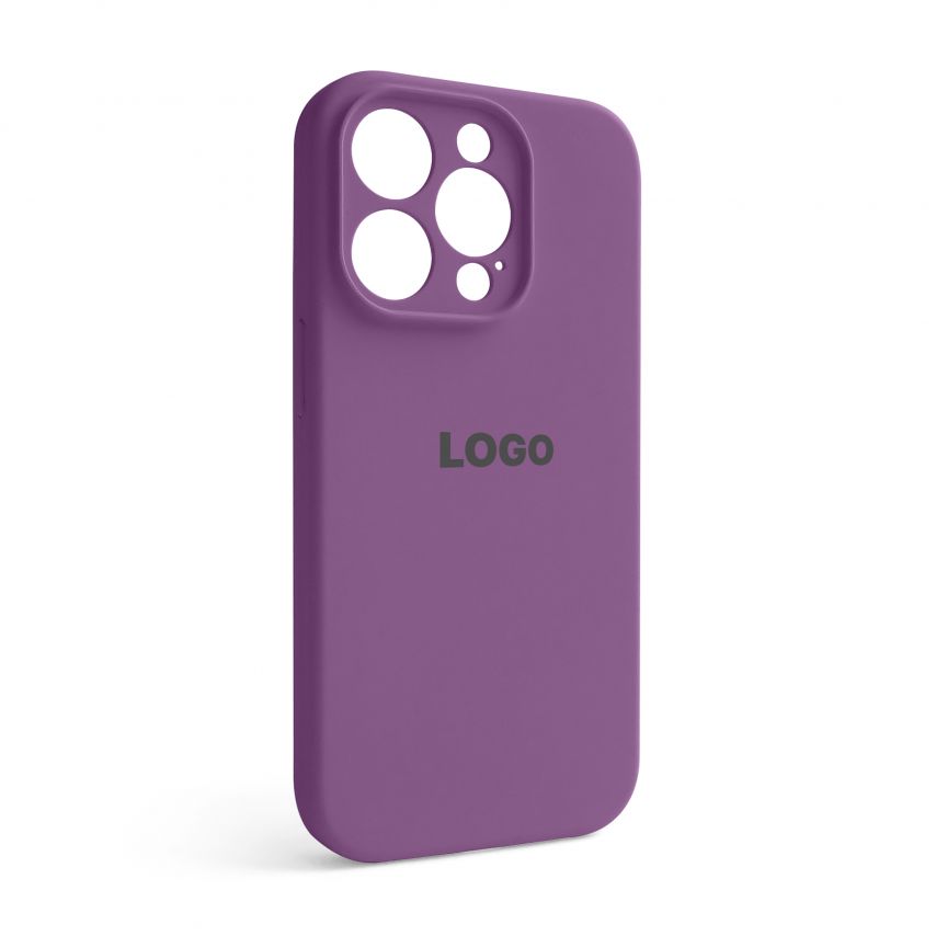 Чохол Full Silicone Case для Apple iPhone 14 Pro grape (43) закрита камера