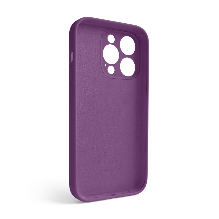 Чохол Full Silicone Case для Apple iPhone 14 Pro grape (43) закрита камера