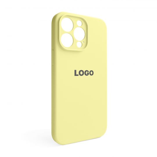 Чохол Full Silicone Case для Apple iPhone 14 Pro Max mellow yellow (51) закрита камера - купити за 221.50 грн у Києві, Україні