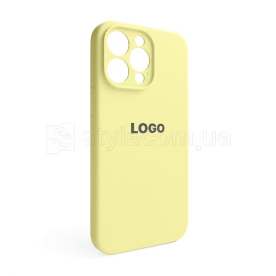 Чехол Full Silicone Case для Apple iPhone 14 Pro Max mellow yellow (51) закрытая камера