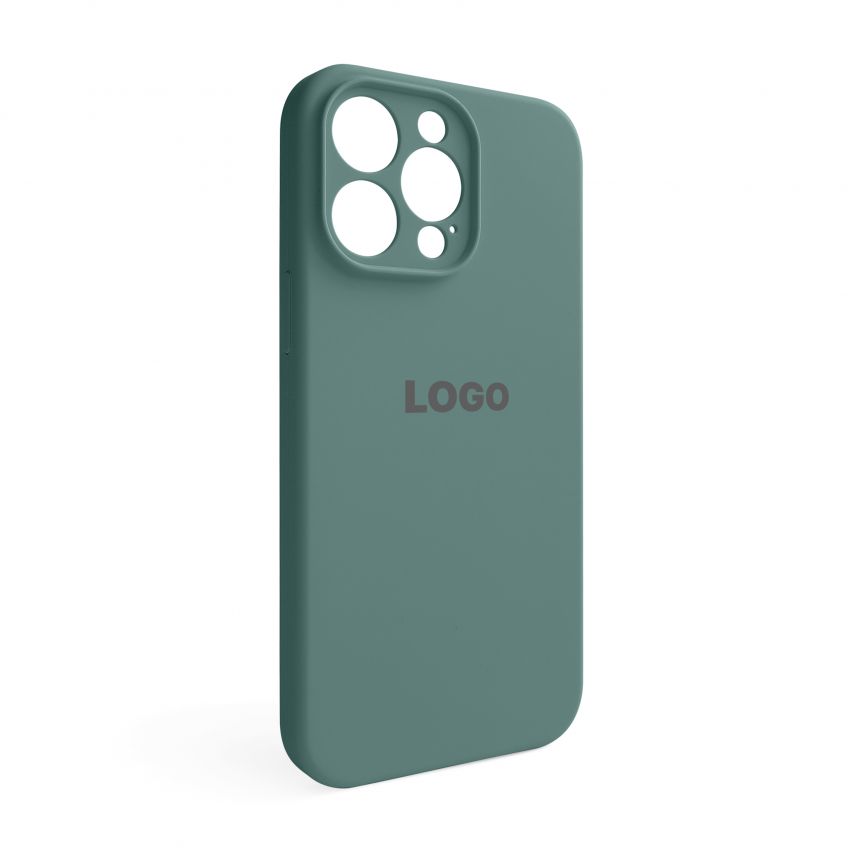 Чохол Full Silicone Case для Apple iPhone 14 Pro Max pine green (55) закрита камера