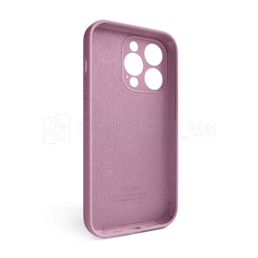 Чехол Full Silicone Case для Apple iPhone 14 Pro blueberry (56) закрытая камера