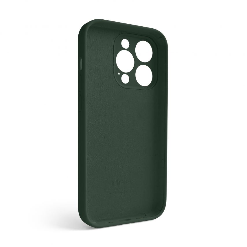 Чохол Full Silicone Case для Apple iPhone 14 Pro atrovirens green (54) закрита камера