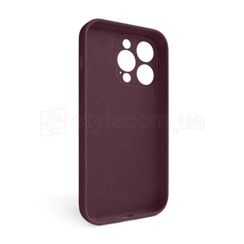 Чехол Full Silicone Case для Apple iPhone 14 Pro plum (57) закрытая камера