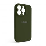 Чехол Full Silicone Case для Apple iPhone 14 Pro forest green (63) закрытая камера