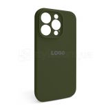 Чехол Full Silicone Case для Apple iPhone 14 Pro forest green (63) закрытая камера