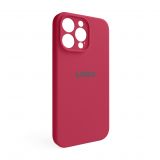 Чехол Full Silicone Case для Apple iPhone 14 Pro Max pomegranate (59) закрытая камера