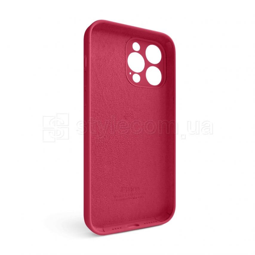 Чехол Full Silicone Case для Apple iPhone 14 Pro Max pomegranate (59) закрытая камера