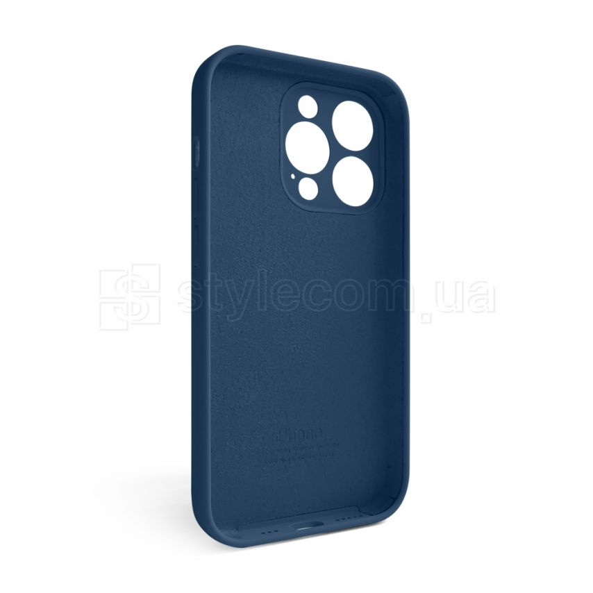 Чехол Full Silicone Case для Apple iPhone 14 Pro blue horizon (65) закрытая камера