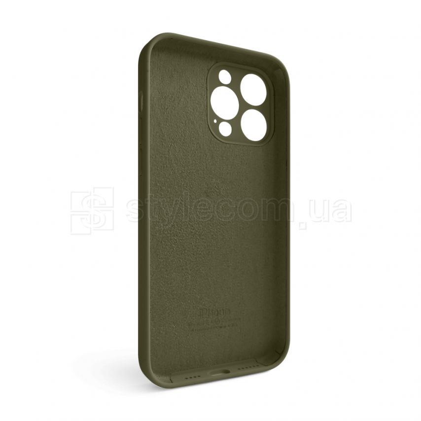 Чехол Full Silicone Case для Apple iPhone 14 Pro Max forest green (63) закрытая камера