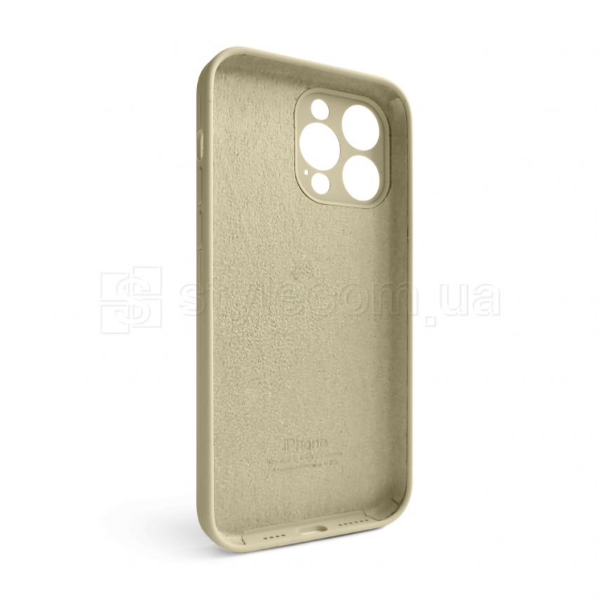Чехол Full Silicone Case для Apple iPhone 14 Pro Max antique white (10) закрытая камера