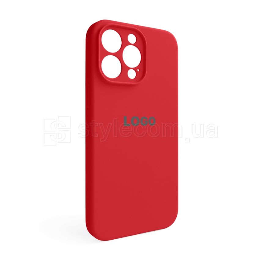 Чохол Full Silicone Case для Apple iPhone 14 Pro Max red (14) закрита камера