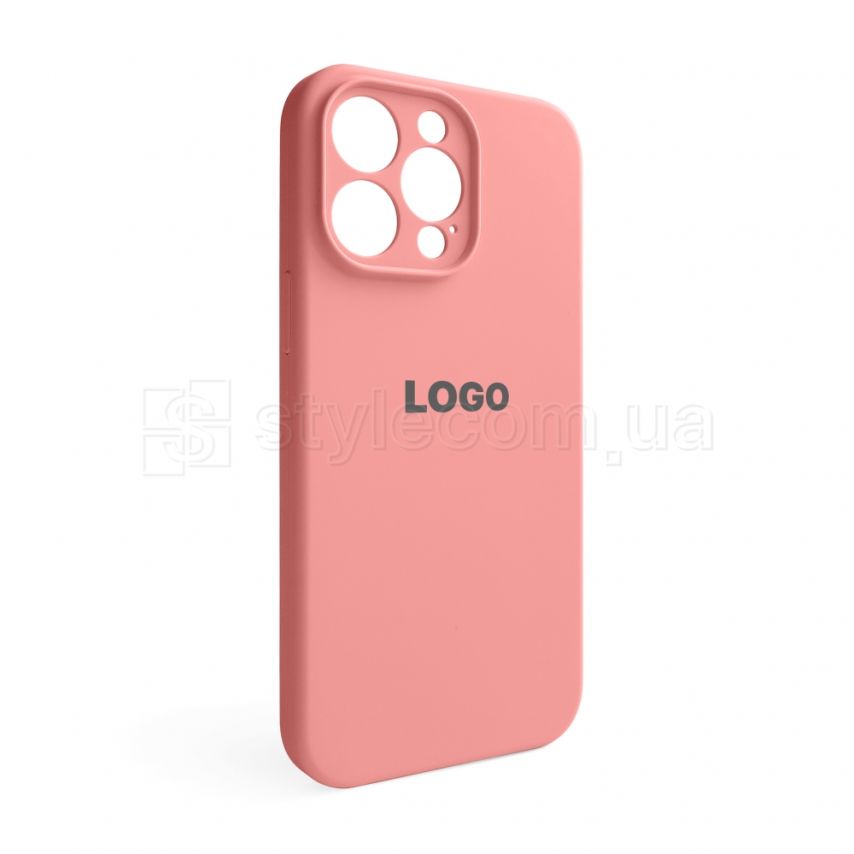 Чехол Full Silicone Case для Apple iPhone 14 Pro Max light pink (12) закрытая камера