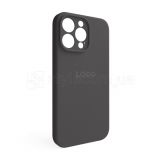 Чохол Full Silicone Case для Apple iPhone 14 Pro Max dark grey (15) закрита камера