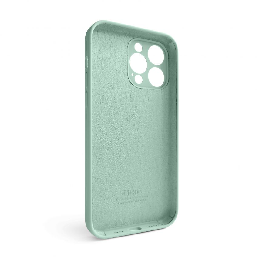 Чехол Full Silicone Case для Apple iPhone 14 Pro Max turqouise (17) закрытая камера