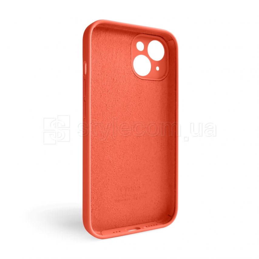 Чехол Full Silicone Case для Apple iPhone 14 apricot (02) закрытая камера