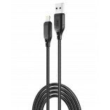 Кабель USB XO NB235 2.4A Lightning black - купити за 63.68 грн у Києві, Україні
