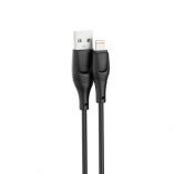 Кабель USB XO NB238 2.4A Lightning black - купить за 61.28 грн в Киеве, Украине